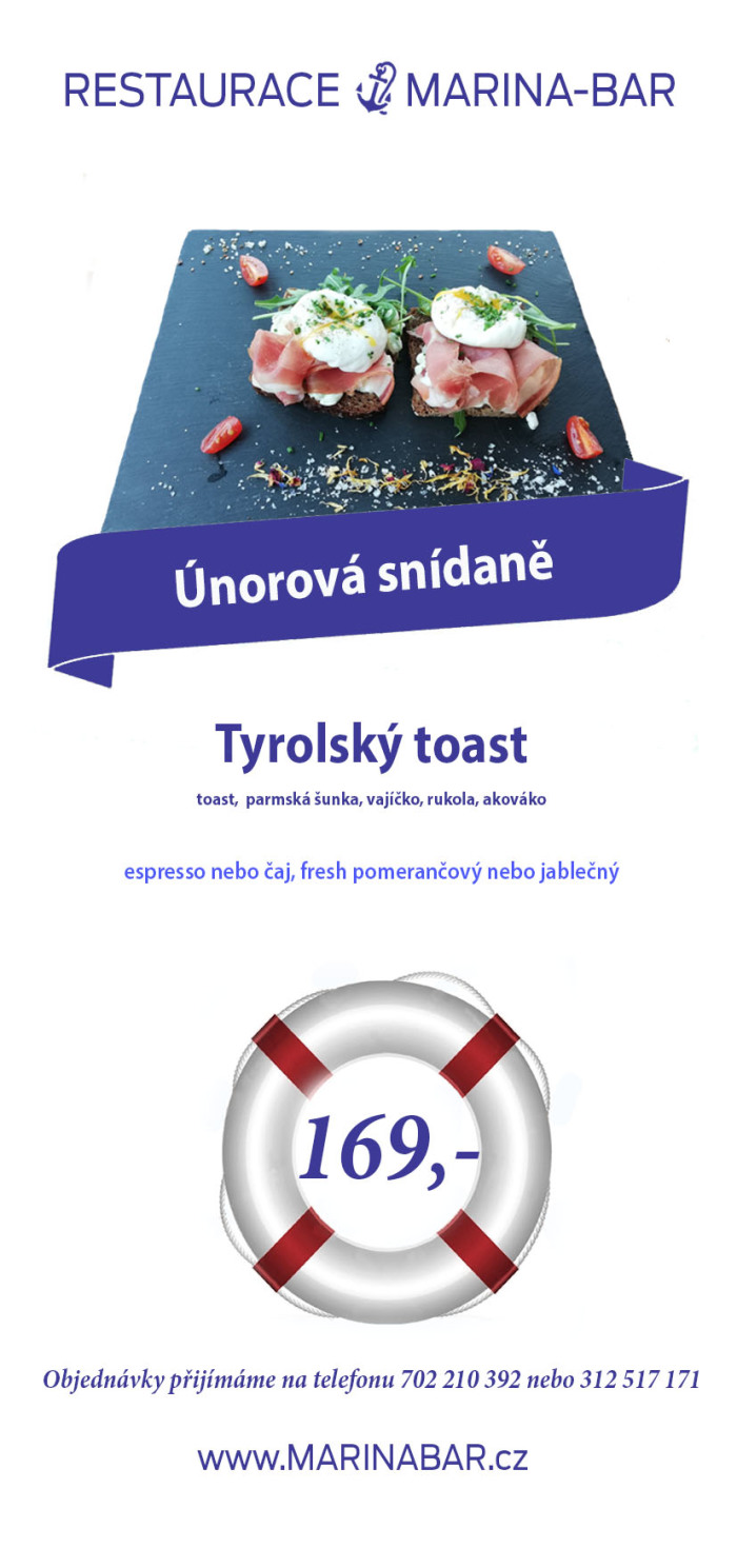 snídaně únor